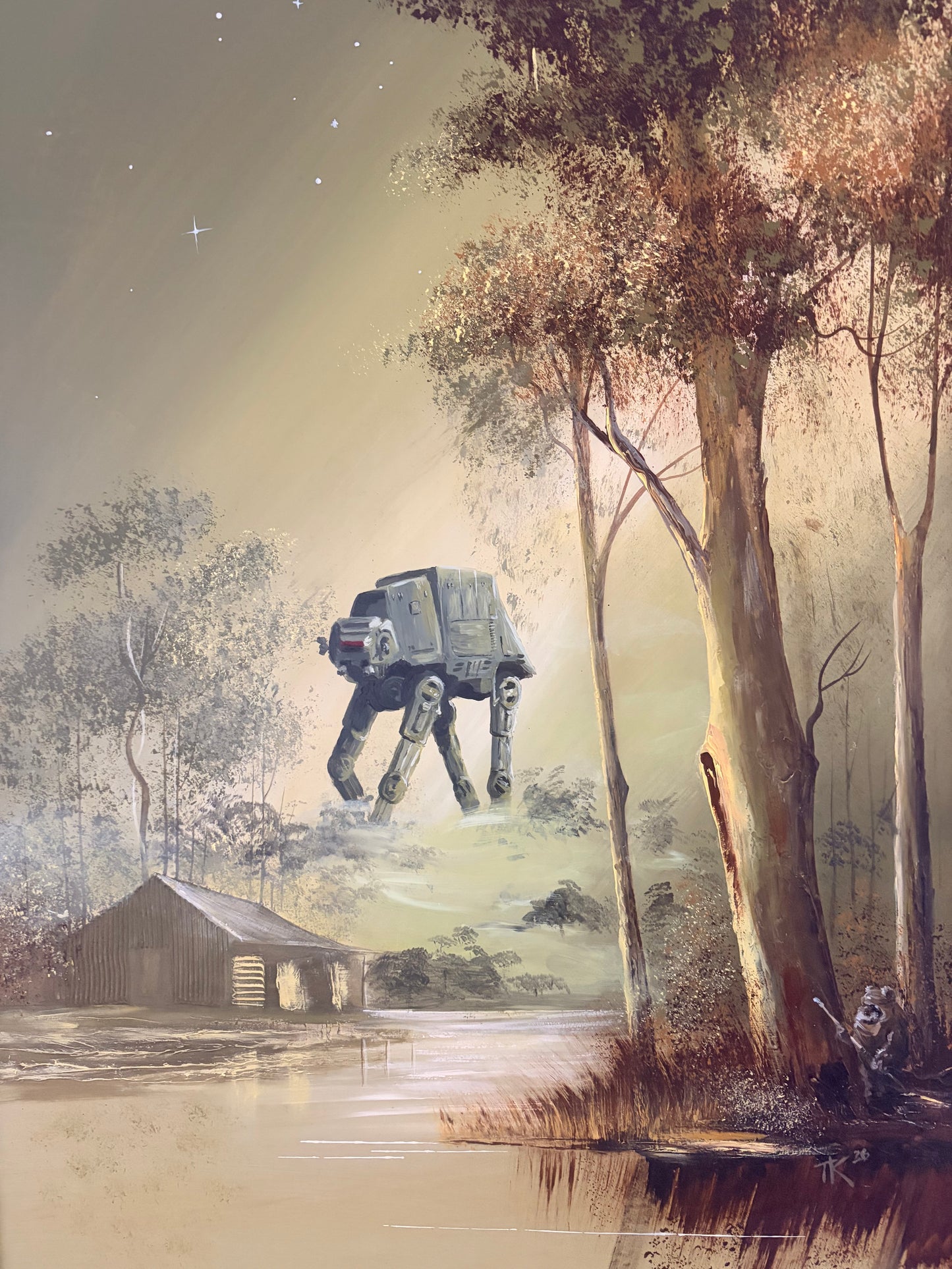 Endor Patrol | Original Upcycled Art