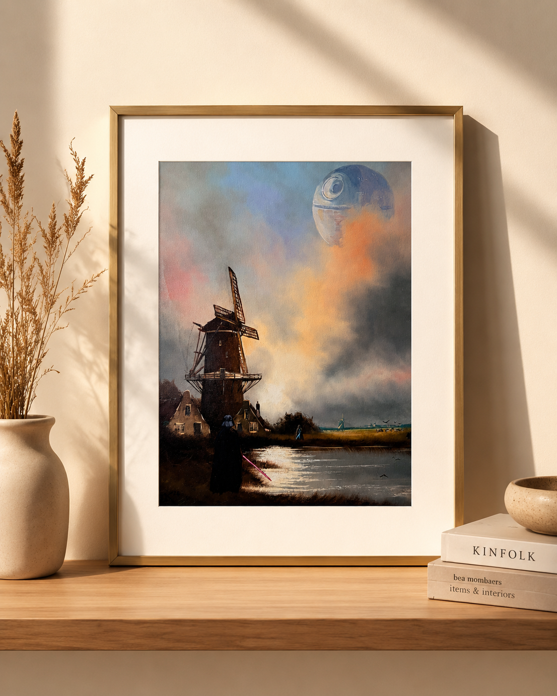 Darth Vader vs Obi-Wan | Fine Art Giclée Print