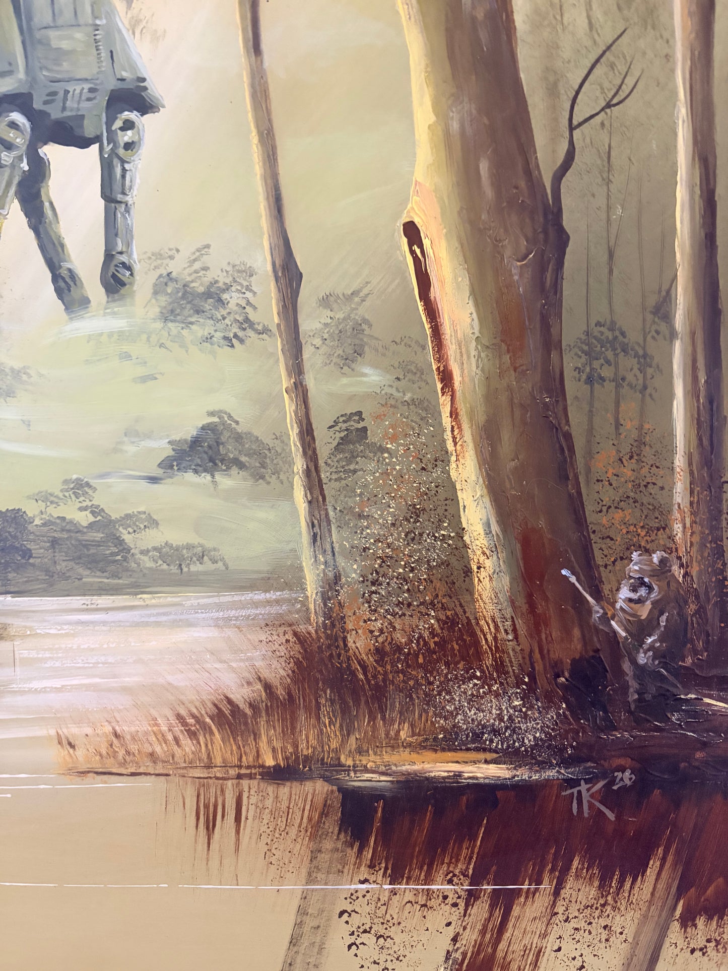 Endor Patrol | Original Upcycled Art
