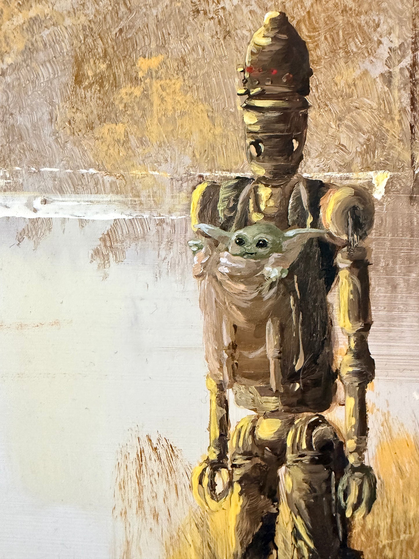 To Nurse & Protect | Original Upcycled Art