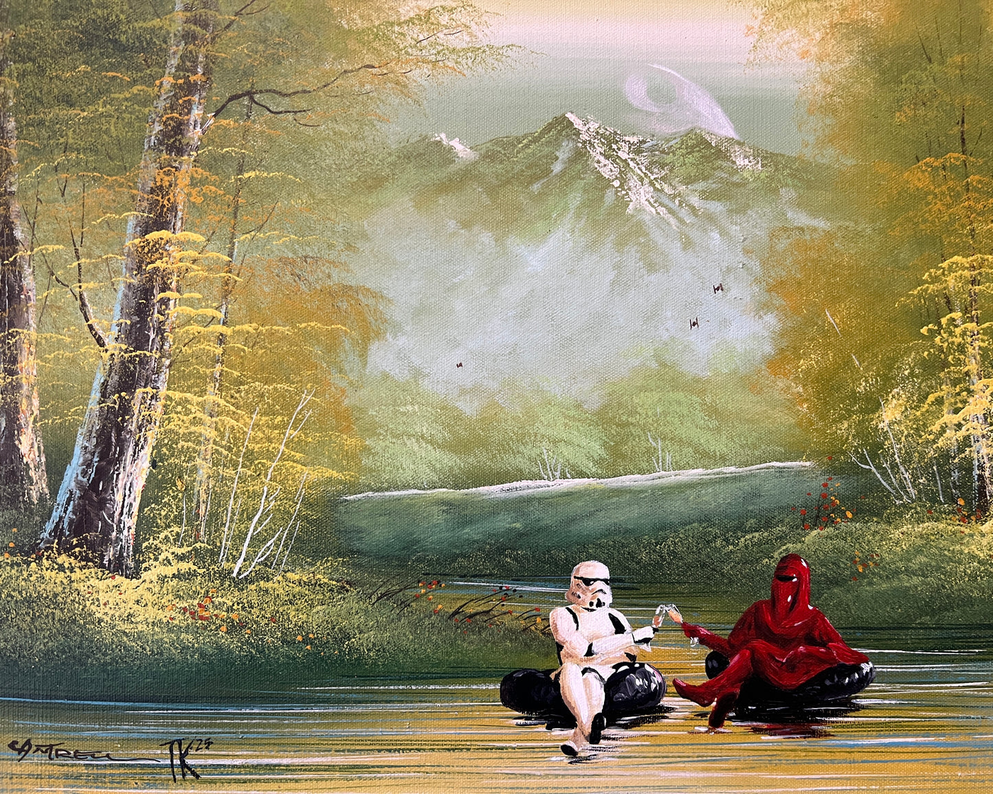 The Imperial Holiday Special | Original Upcycled Art