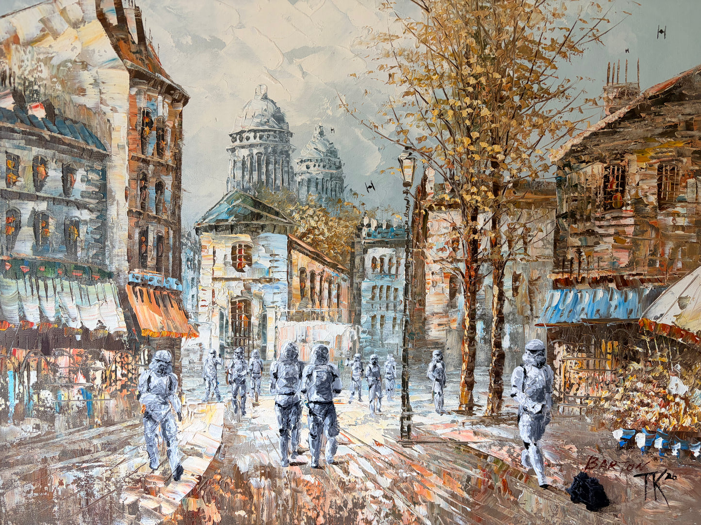 Imperial Occupation, Stormtrooper Edition | Original Upcycled Art