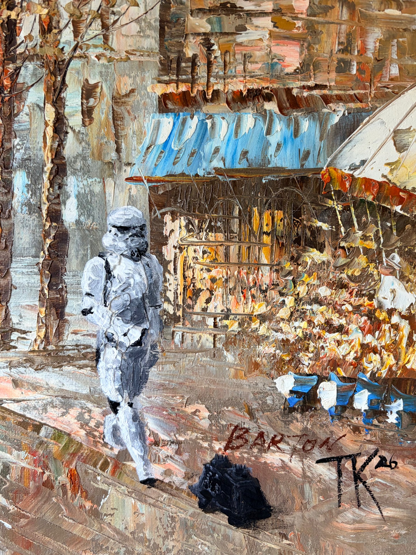 Imperial Occupation, Stormtrooper Edition | Original Upcycled Art