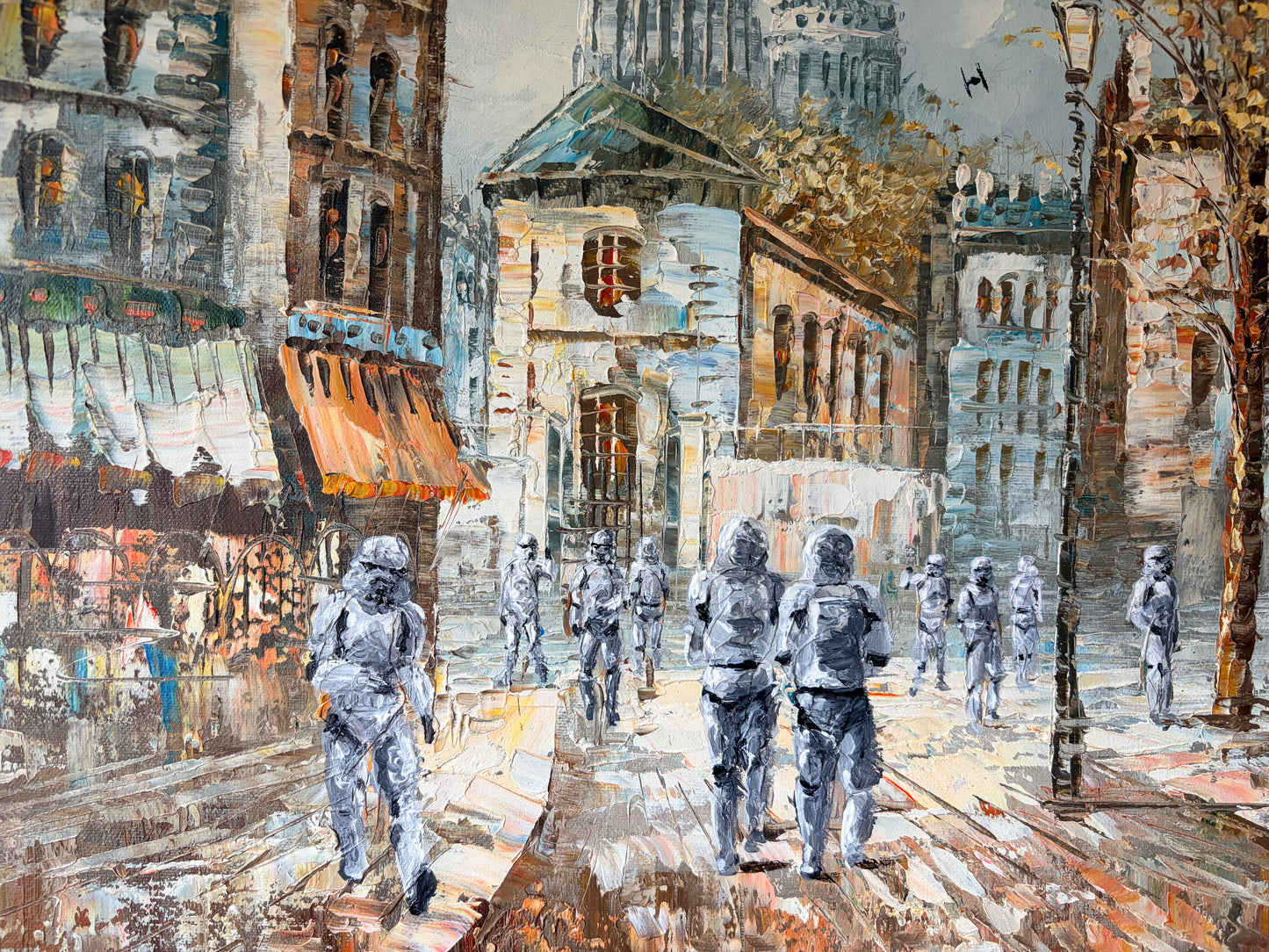Imperial Occupation, Stormtrooper Edition | Original Upcycled Art