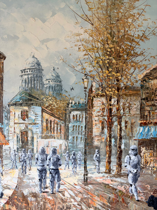 Imperial Occupation, Stormtrooper Edition | Original Upcycled Art